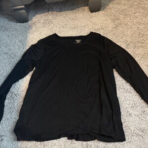 Motherhood Maternity Black Long Sleeve Top